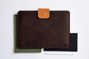 Funda de cuero para MacBook MacBook Air M2/M1 Funda para portátil 13"/14"/16" - Imagen 1 de 13