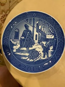Plato de Navidad Royal Copenhagen 2014, caja original "Hans Christian Anderson" - Imagen 1 de 6