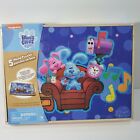 Nickelodeon Blue's Clues 5 Pack Wooden Puzzles with Storage Box