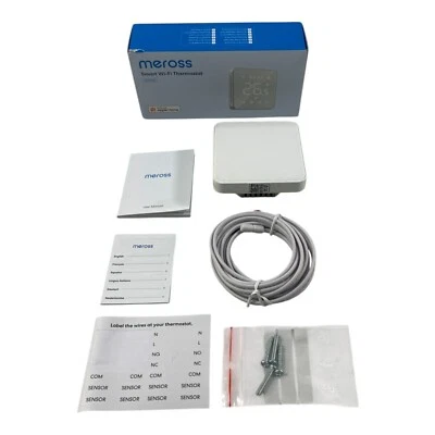 Meross Smart Thermostat Boiler WLAN Heizungsthermostat Digital Raumthermostat