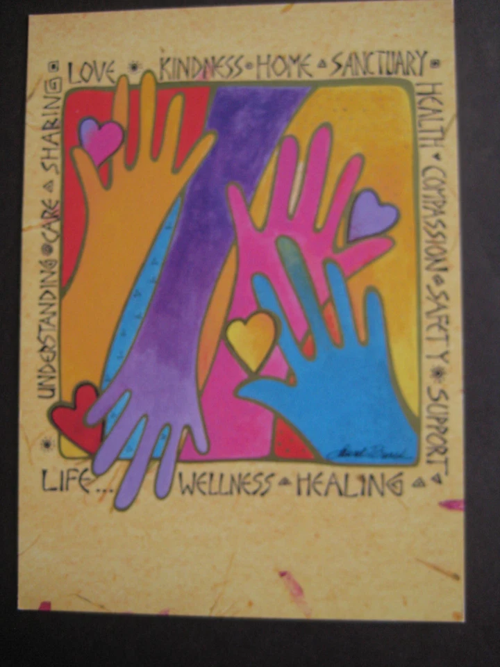 1990s Vintage Greeting Card Tim Bowers Easter Bunny W/ Daisies