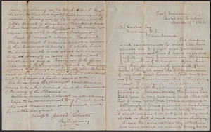 CIVIL WAR - UNION - AUTOGRAPH LETTER SIGNED 03/17/1862 - Picture 1 of 2