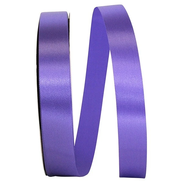 Florist Ribbons --- 7/8" x 100 yards --- Acetate-Satin --- Grape Color - Image 1 of 1