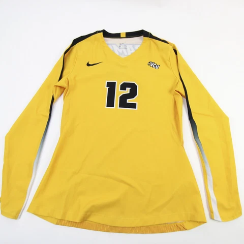 VCU Rams Nike Practice Jersey - Volleyball Women's Gold/Black Used Cover