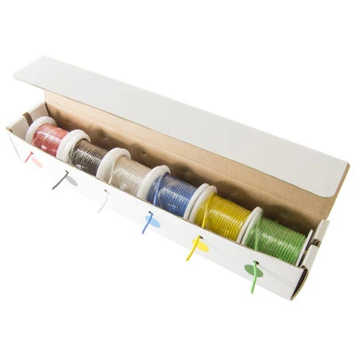 ELECTRONIX EXPRESS 16 Gauge Stranded Hook-Up Wire Kit, Includes Six Different Color 25 Foot Spools