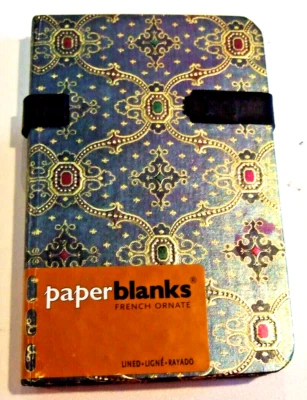 "Bleu Mini" Jewel Design Lined Hardcover Journal by Paperblanks - NEW (#15) - Image 1 of 4