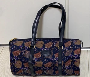 Raro LONGCHAMP Mini Boston Nylon Suave Hecho en Francia Auténtico Edición Limitada - Imagen 1 de 5