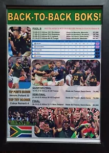 South Africa 2023 Rugby World Cup winners - souvenir print - Picture 1 of 5