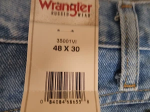 Pantalones de mezclilla Wrangler Rugged Wear NUEVOS - Ropa de trabajo - Ajuste relajado - Nuevos con etiquetas - 48 x 30 - Imagen 1 de 8