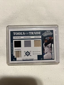 2004 Absolute TOTT Bernie Willams Spiel gebraucht Jsy/Schuh/Fledermaus/Mütze! /50! Yankees selten - Bild 1 von 2
