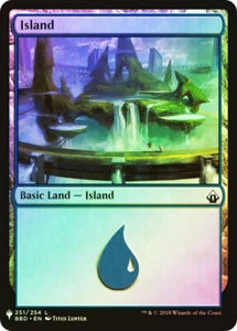 MTG FOIL Island Battlebond 251 - Planeswalker Symbol Reprints #403 - Picture 1 of 1