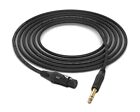 XLR-Female to 1/4" TRS Cable | Mogami 3080 & Neutrik Gold Connectors | 2.5 Feet