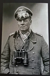 FOTO WW2 GENERAL ERWIN ROMMEL (1891-1944),"El zorro del desierto" 1942(10x15 cm) - Picture 1 of 2