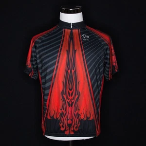 Camiseta deportiva de ciclismo para hombre Primal Wear roja/negra tatuaje talla grande - Imagen 1 de 7