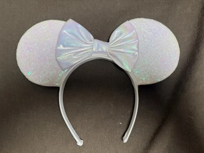Блестки Минни-Маус уши обруч для волос розовый переливающийся блестящий костюм Disney - Изображение 1 из 4