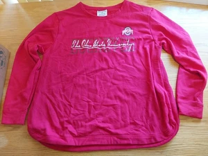 Pullover forrado de lana Buckeyes de la Universidad Estatal de Ohio talla XL escritura bordada - Imagen 1 de 4