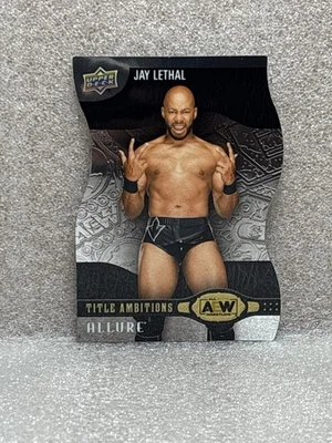 JAY LETHAL 2022 AEW Upper Deck Allure Title Ambitions Die-cut #TA-33 - Image 1 of 2