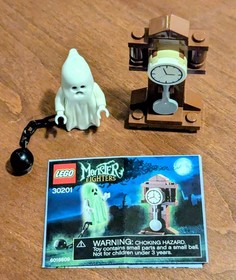 LEGO 30201 NM/M Ghost Polybag Set 100% Complete, Instructions Monster Fighters