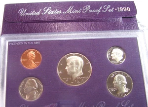 1990-S --US Mint Proof Coin Set - Picture 1 of 2