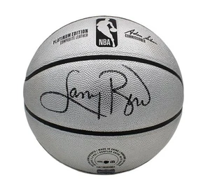 Larry Bird Autographed Wilson Platinum Basketball - JSA - Picture 1 of 1