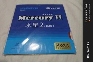 Mercury 2 Tenis de Mesa Goma Galaxy Pips-In Original YINHE Ping Pong Rojo Mediano - Imagen 1 de 2