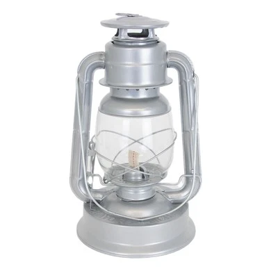 LEHMAN'S Rayo Redi-Light Kerosene Lantern Hurricane Outdoor Lamp 14 inch Silver