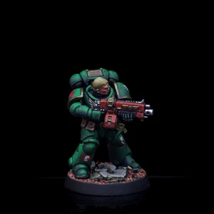 Professionally Painted 40K  Kill Team Dark Angel  Intercessor  Gunner - Picture 1 of 6