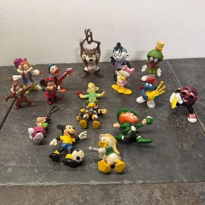 Lot of 16 VTG 80s-90s Assorted PVC Figures Disney/Looney Tunes + More - Image 1 of 4