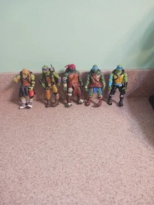 2014 Teenage Mutant Ninja Turtles TMNT Film Actionfiguren Menge 4 plus Extra - Bild 1 von 6