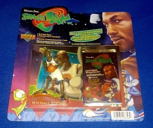 1996 Upper Deck Michael Jordan Space Jam Pack & Figur Brandneu/Sealed *LESEN  - Bild 1 von 6