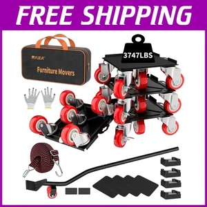 Heavy Duty Furniture Dolly with 5 Wheels - 3747 LBS Capacity - Picture 1 of 10