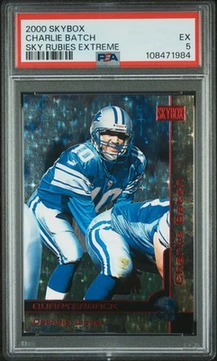 2000 Skybox #71SRE Star Rubies Extreme /50 Charlie Batch SP PSA 5 (sn: 31/50) - Image 1 of 2