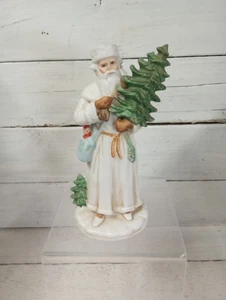 Vintage Enesco Old Fashioned Santa Porzellan Statue 1987 The Gifted Line.  - Bild 1 von 9