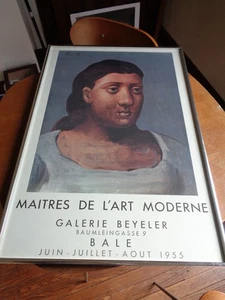 Pablo Picasso Maitre De L’Art Moderne, 1955 28" x 19" Lithographie 1955 Kubismus Pab - Bild 1 von 8