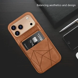 2IN1 Wallet Case Shockproof Kickstand Cover For iPhone 17 Pro Max 16 15 14 13 12 - Picture 1 of 20