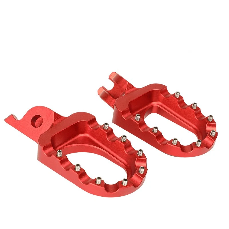 2x Reposapiés de aluminio para motocicletas Honda todoterreno motocicletas motocross Foto 1 de 4