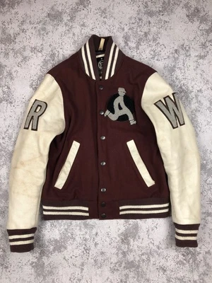 G-Star Raw Varsity Jacket Leather Wool L Baseball Fit - Image 1 of 4