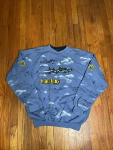 Camisa Doble Cuello Redondo Vintage Art Unlimited Sportswear Legendary Warbirds AOP - Imagen 1 de 7