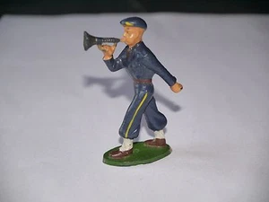 FIGURINE STARLUX CHASSEUR ALPIN BLEU CLAIRON GUÊTRES BLANCHES - Picture 1 of 2
