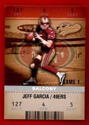 2003 Fleer Authentix Balcony #94 Jeff Garcia 147/250 - Image 1 of 2