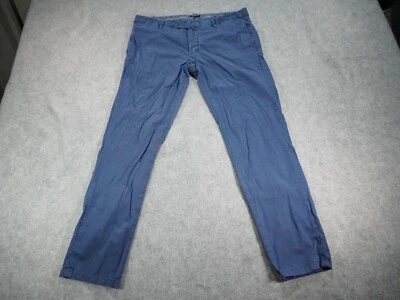 Pantalone Gutteridge uomo 54 blu slack-chin slim fit gamba dritta - Immagine 1 di 4