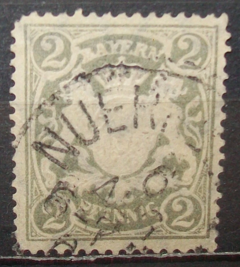 N°439K STAMP DEUTSCHES REICH BAYERN CANCELED Aus - Image 1 of 1