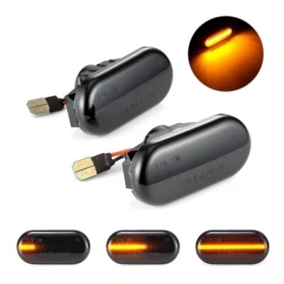 Dynamic Side Marker LED Turn Signal Indicator Blinker Lights For Nissan Navara - Image 1 of 4