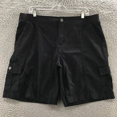 Lee 工装短裤男式 S/P(实际 38x9)黑色高腰平前拉链门襟纽扣 — 第 1/4 张图片