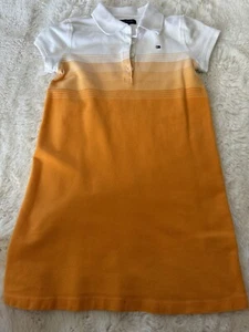 Pre-owned Tommy Hilfiger Girls Short Sleeve Polo Dress Sz S/P 6-7 - Picture 1 of 6