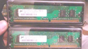 2 Micron 256MB DDR2 SDRAM PC2-4000 200-Pin Laptop RAM (MT4HTF3264HY-53EB4) - Picture 1 of 1