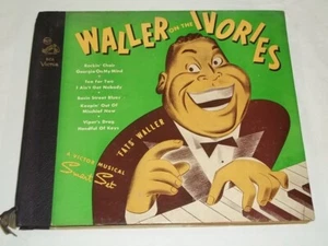 Vintage 1940s Fats Waller On the Ivories RCA P-109 JAZZ Blues 8 Record Set 10" - Picture 1 of 4