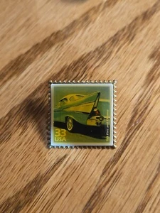 Sammler Pin einzigartig 33 Cent hohe Flossen & Chrom Cadillac Stempel Pin J9 - Bild 1 von 2