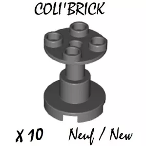 Lego 3940b - 10x Support 2x2x2 stand with complete hole - Dark bluish gray - NEW - Picture 1 of 1
