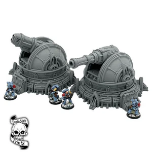 Torreta de Defensa Cañón de Plasma Orbital Ejército Espacial 28mm Wargaming Terreno Paisaje - Imagen 1 de 9